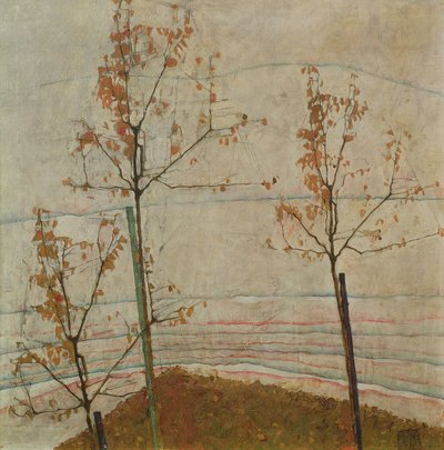 Autumn Trees by Egon Schiele